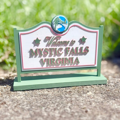 3D Printed Mystic Falls Virginia Inspired Sign