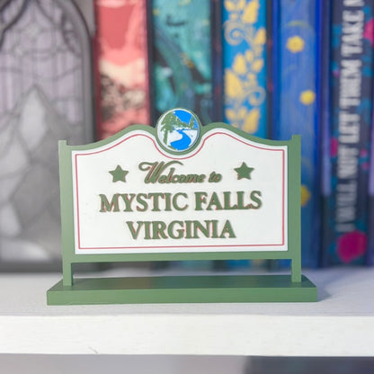 3D Printed Mystic Falls Virginia Inspired Sign