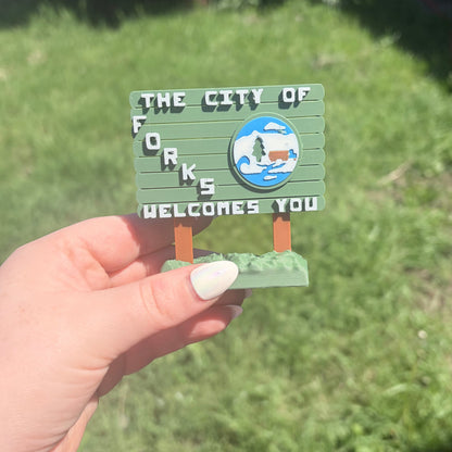 3d Printed Forks, Wa Twilight Inspired Sign