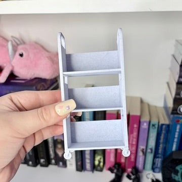 3D Printed Mini TBR Cart | Book Lover Shelf Decor | Tiny Book Cart | Reading Tracker Decor | Bookish Gift