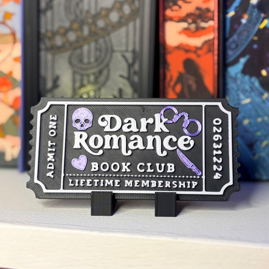 3d Printed Shelf Trope Ticket - Dark Romance Book Club