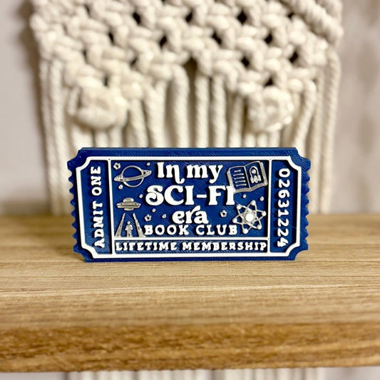 3d Printed Shelf Trope Ticket - In My Sci-Fi Era