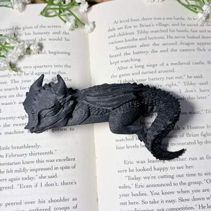 3d Printed Sleeping Dragon Bookshelf Decoration