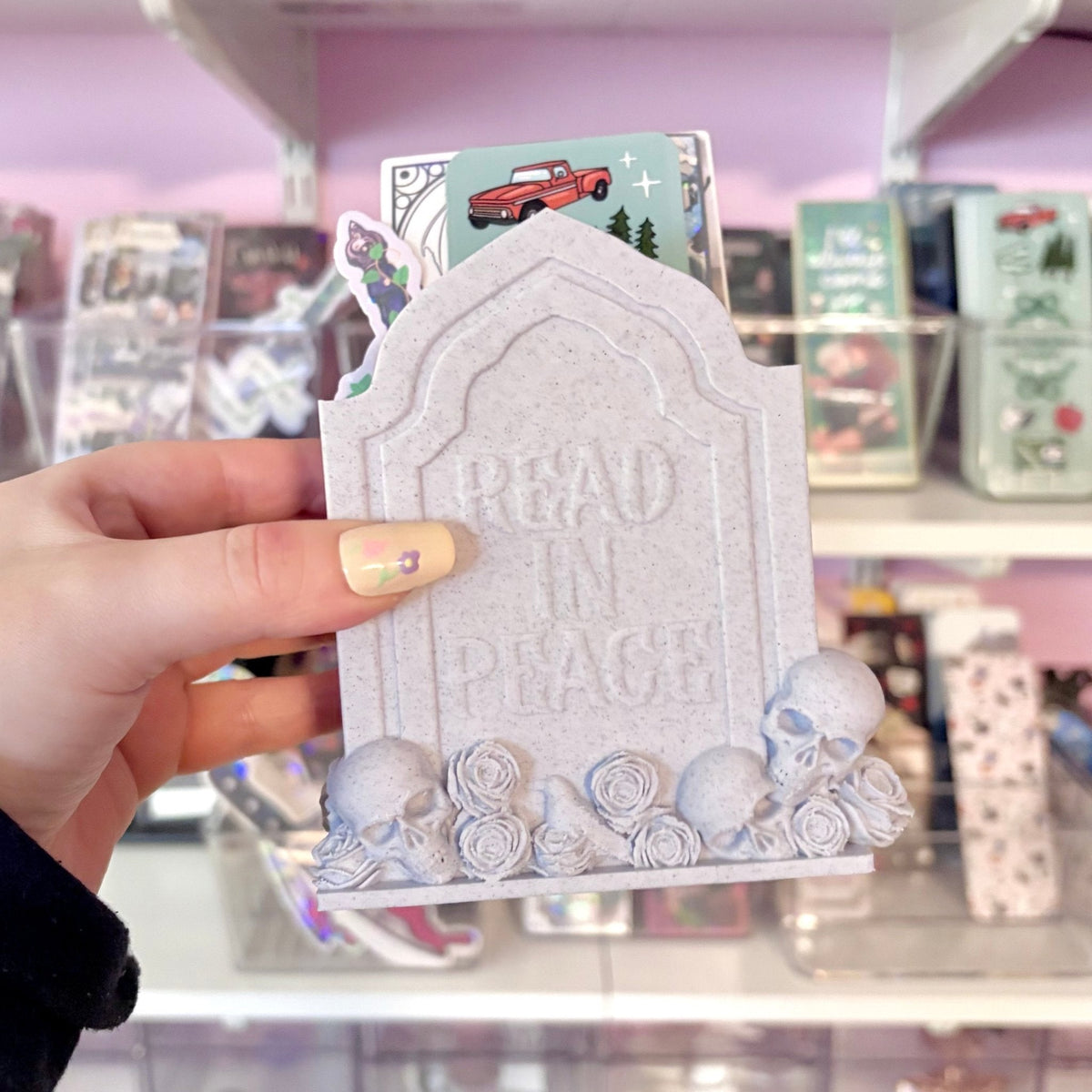 3D Printed Tombstone Bookmark Holder