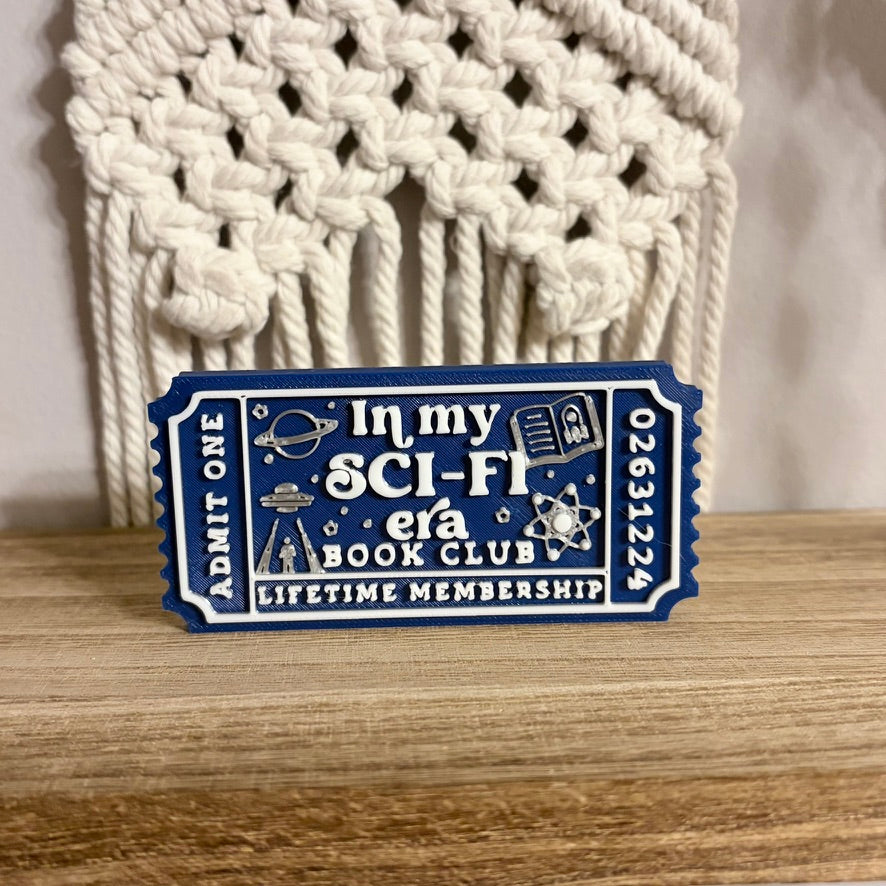 3d Printed Shelf Trope Ticket - In My Sci-Fi Era