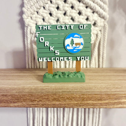 3d Printed Forks, Wa Twilight Inspired Sign
