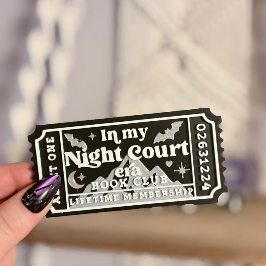 3d Printed Shelf Trope Ticket - In My Night Court Era