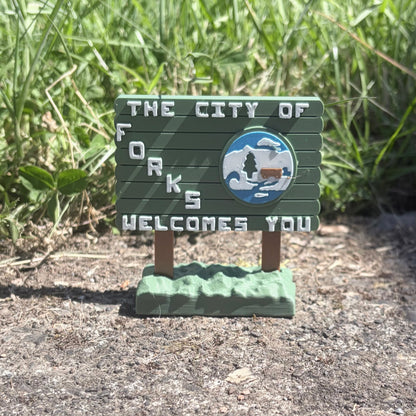 3d Printed Forks, Wa Twilight Inspired Sign