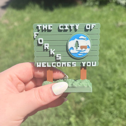 3d Printed Forks, Wa Twilight Inspired Sign