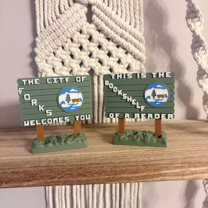 3d Printed Forks, Wa Twilight Inspired Sign