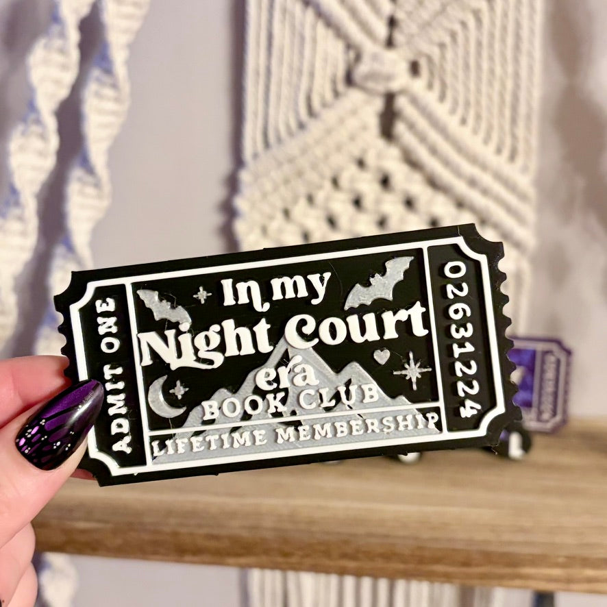 3d Printed Shelf Trope Ticket - In My Night Court Era