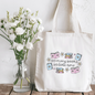 So Many Books So Little Time Sublimated Canvas Tote Bag