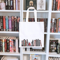 Horror Bookshelf Double-Sided Sublimated Canvas Tote Bag
