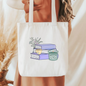 Smells Like I Need a New Book Sublimated Canvas Tote Bag