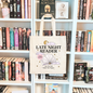 Late Night Reader Sublimated Canvas Tote Bag