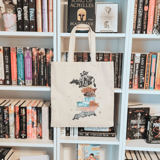 ACOTAR Courts dual sided Sublimated Canvas Tote Bag