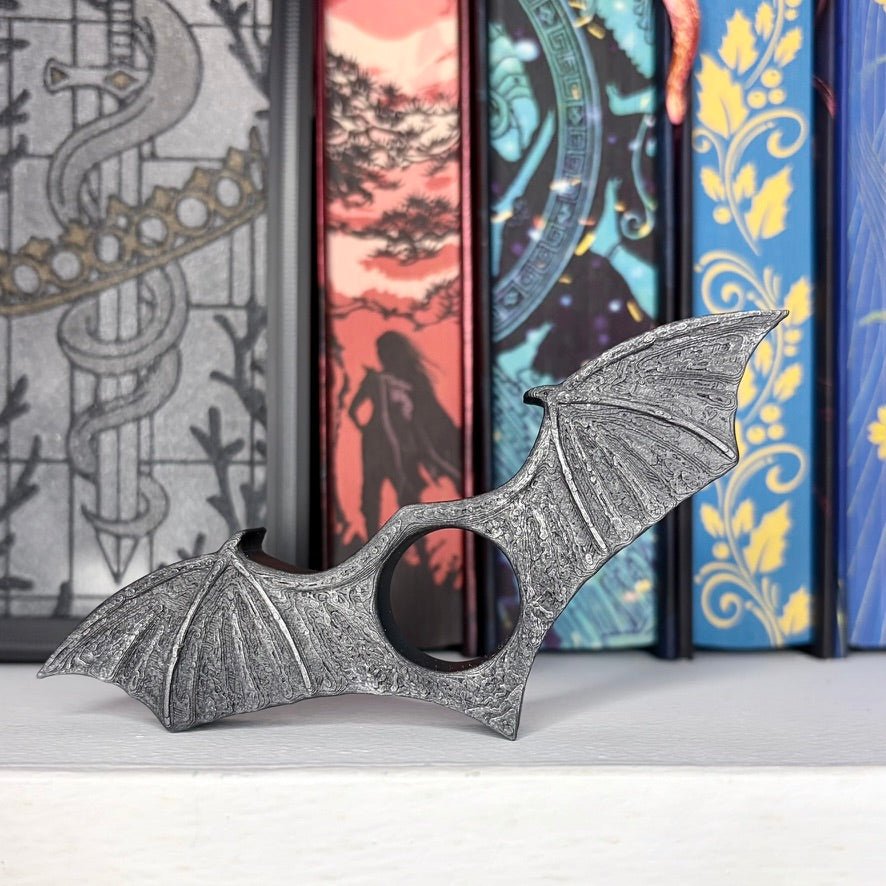 Black Wings 3d Printed Thumb Book Holder