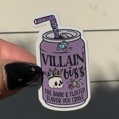 Bookish Soda Tropes Stickers Bundle - Crushed Glitter Finish - 4 Stickers