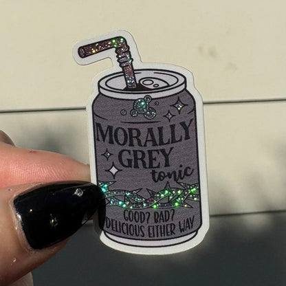 Bookish Soda Tropes Stickers Bundle - Crushed Glitter Finish - 4 Stickers