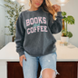 Books & Coffee Crewneck Sweatshirt