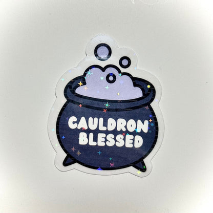 Cauldron Blessed Sticker