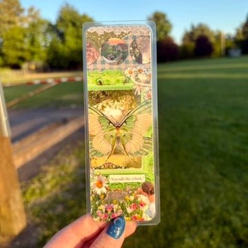 Cottagecore Collage Dual-Sided Cardstock Bookmark