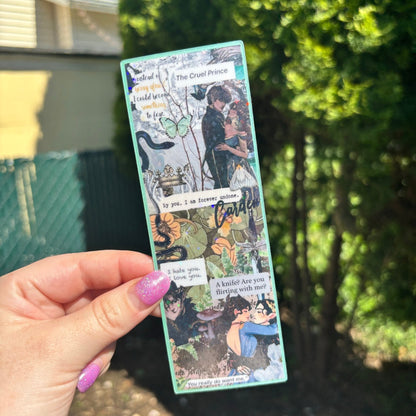 Cruel Prince Collage Bookmark