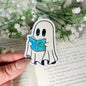Ghost Reading Fae Book Sticker