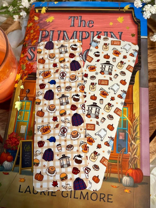 TV Show Autumn Dual-Sided Matte Cardstock Bookmark