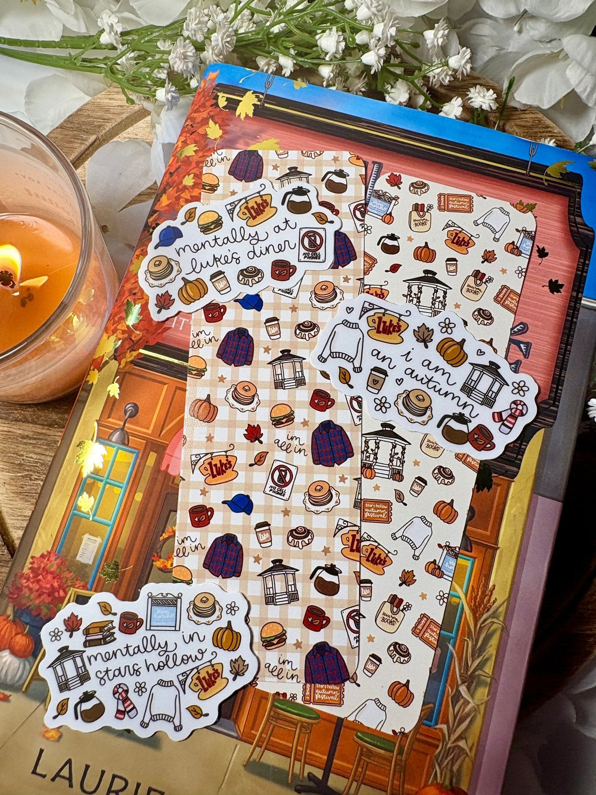 TV Show Autumn Dual-Sided Matte Cardstock Bookmark