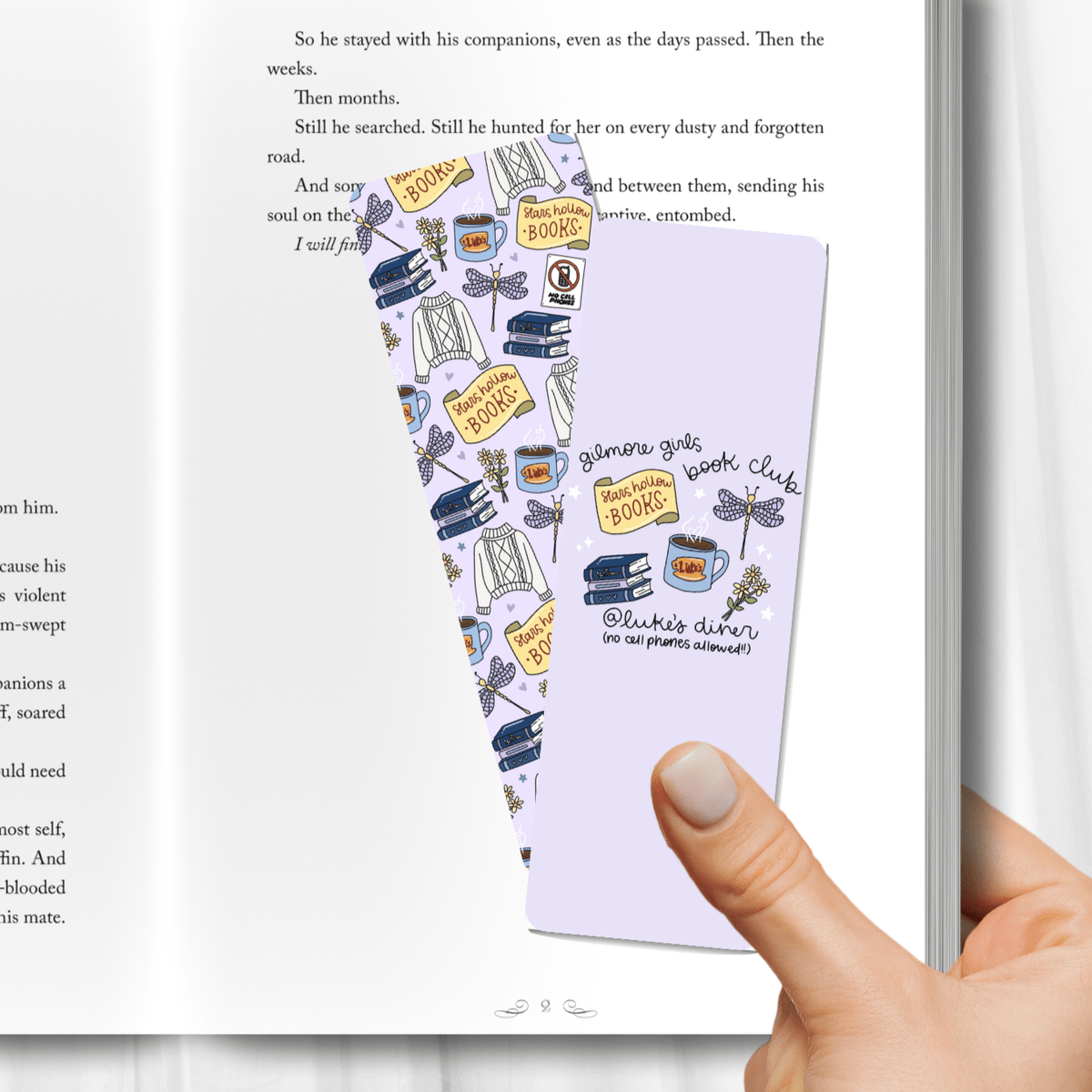 Gilmore Girls Book Club Dual-Sided Cardstock Bookmark