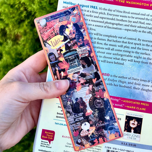 TV Show Fall Collage Bookmark