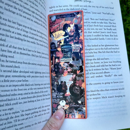 TV Show Fall Collage Bookmark