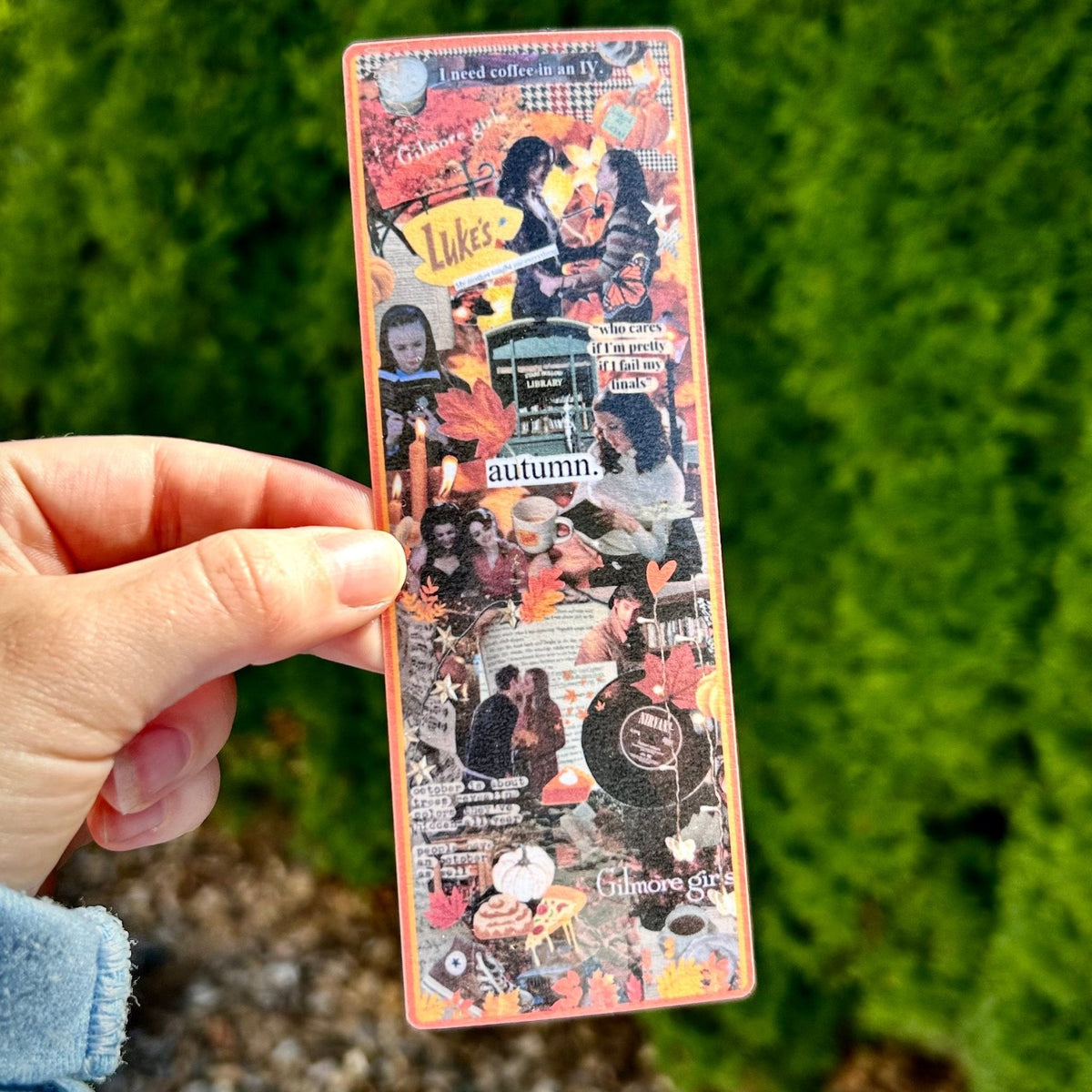 TV Show Fall Collage Bookmark