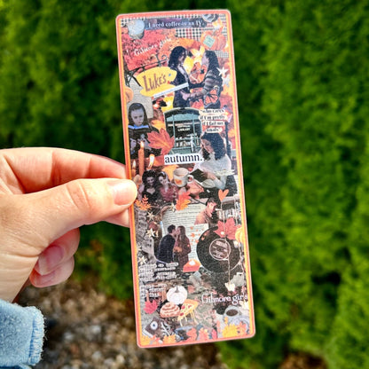 TV Show Fall Collage Bookmark