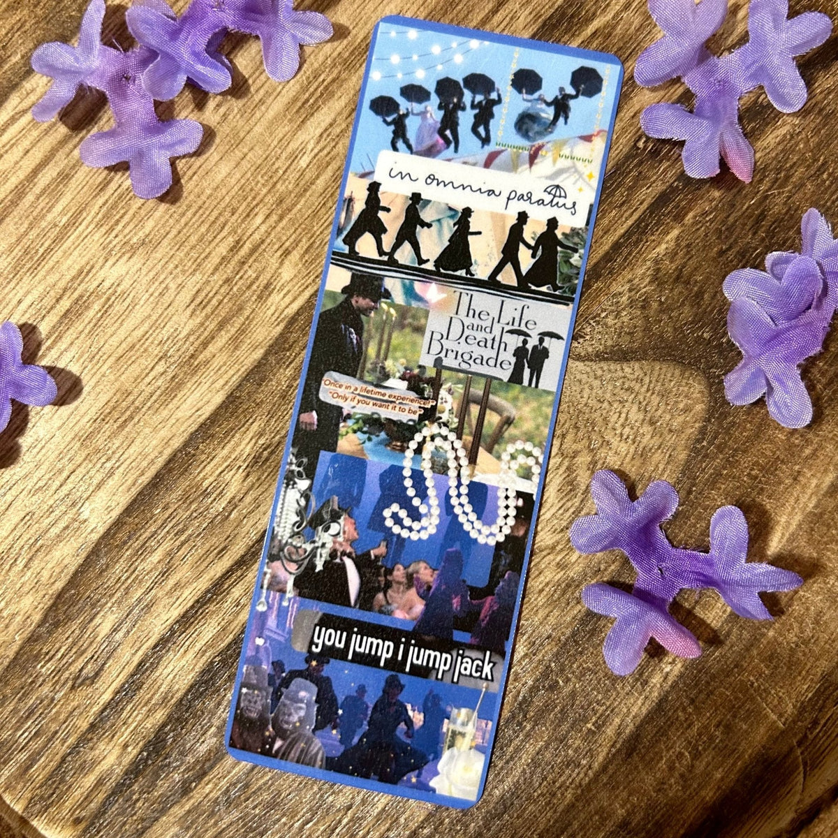 Life and Death Brigade Collage Bookmark