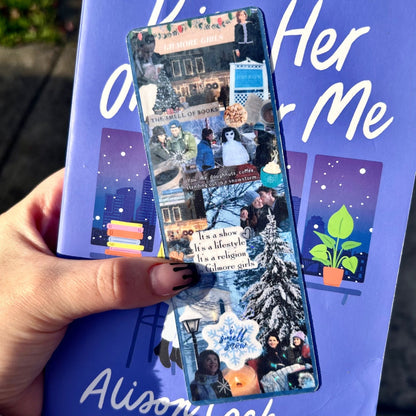 TV Show Winter Collage Bookmark