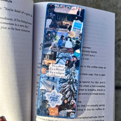 TV Show Winter Collage Bookmark