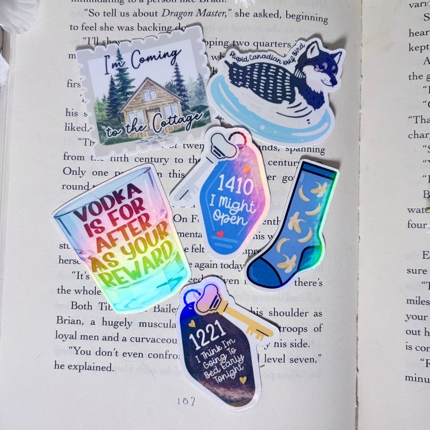 Hockey Romance Heated Rivals Inspired Sticker Bundle Sticker