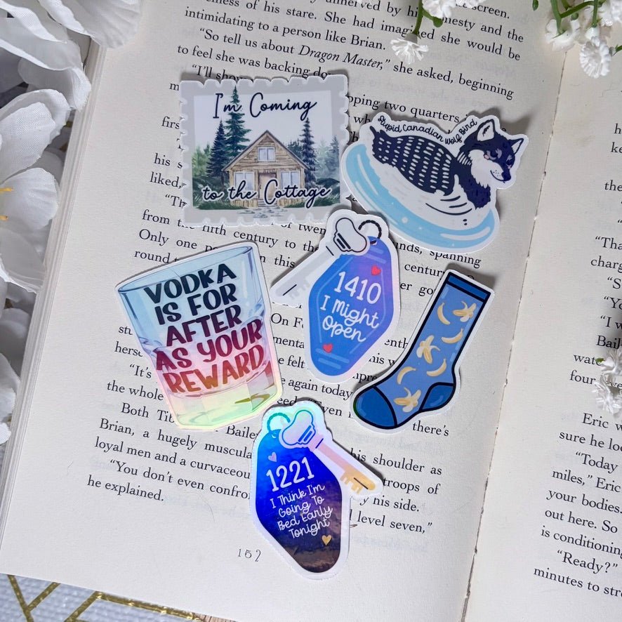 Hockey Romance Heated Rivals Inspired Sticker Bundle Sticker