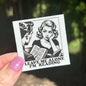 Leave Me Alone I’m Reading Matte Sticker