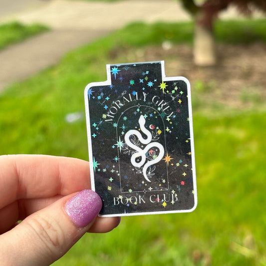 Morally Grey Book Club Magnetic Bookmark