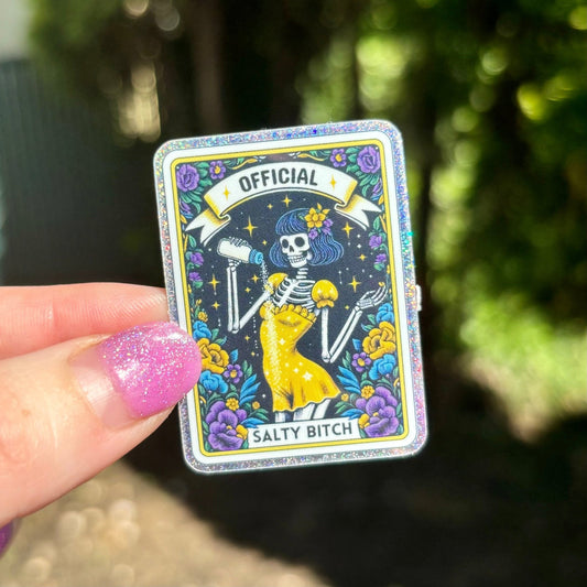 Official Salty B Glitter Sticker