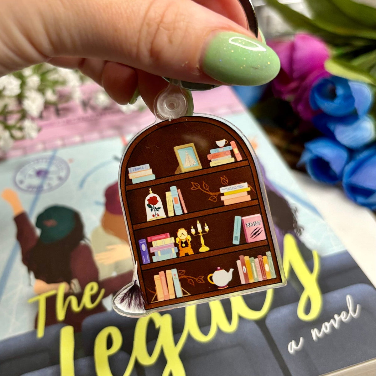 Princess Bookshelf Keychain