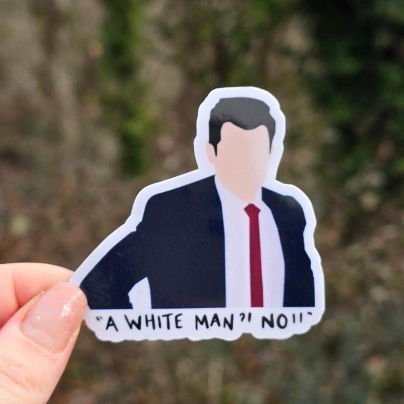 Schmidt A White Man No Sticker