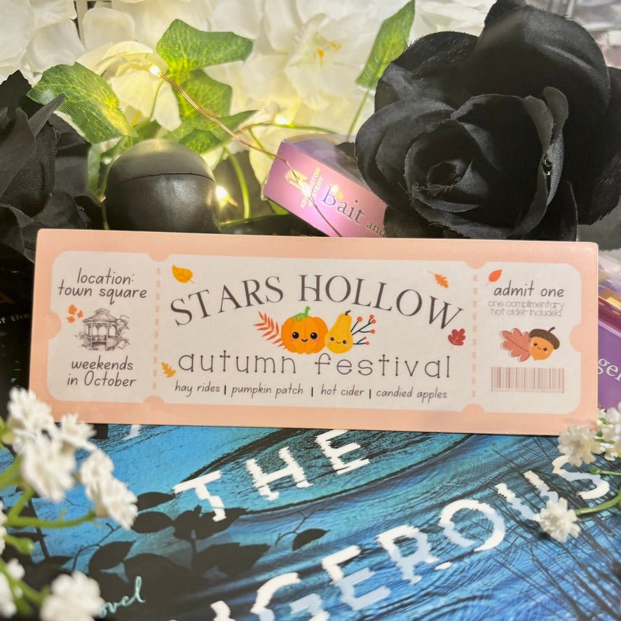 Autumn Festival Cardstock Bookmark