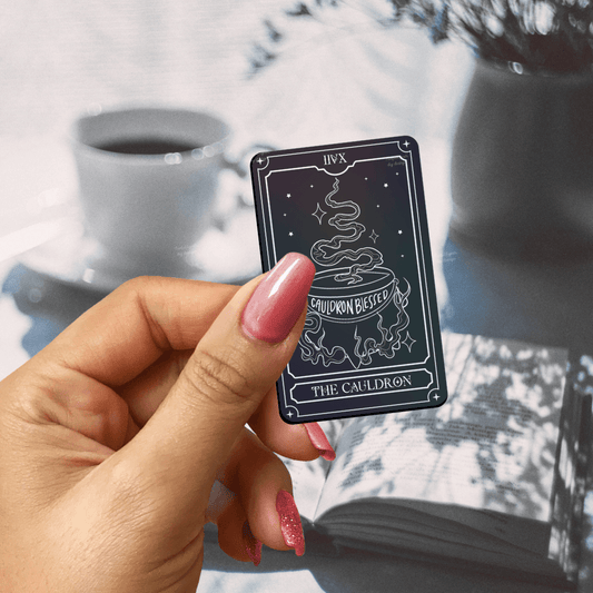 The Cauldron Tarot Card Holographic Sticker