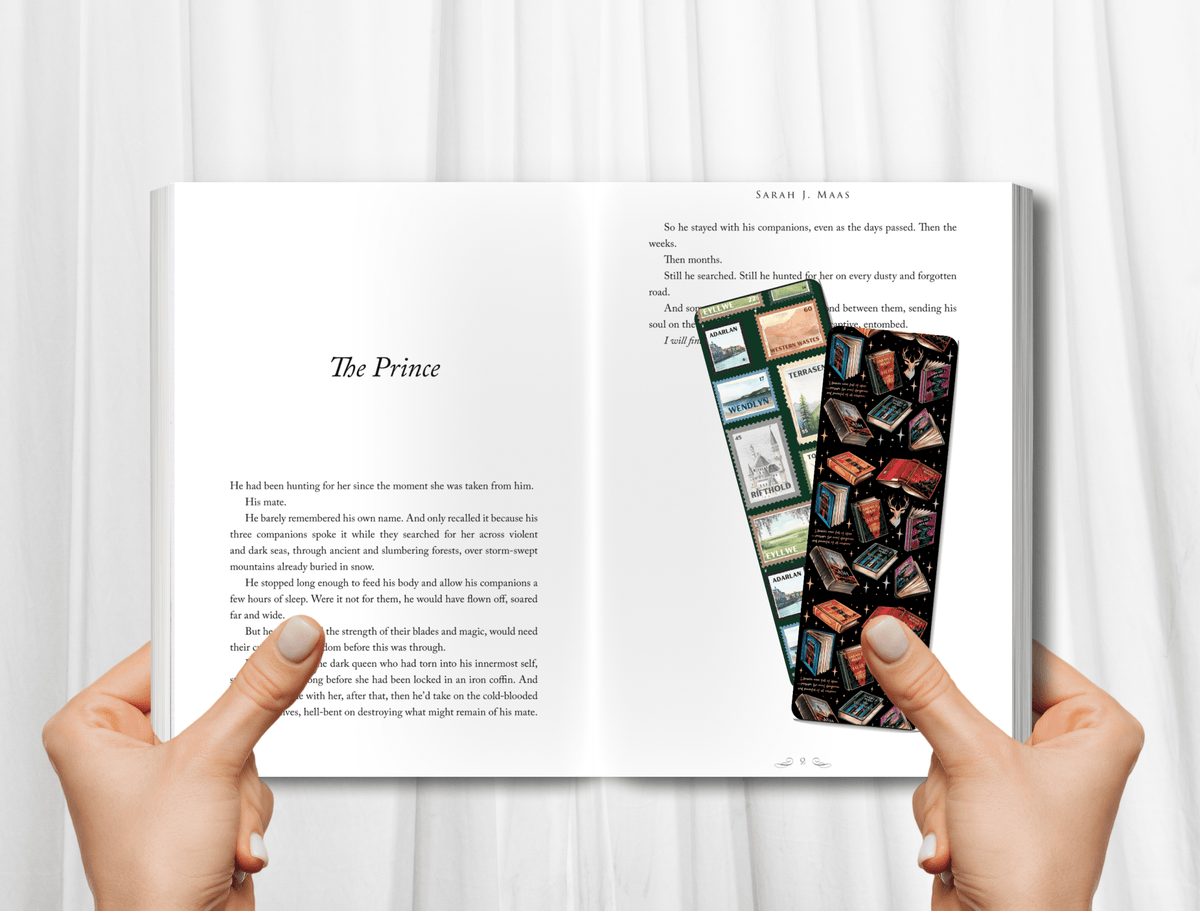 TOG Books and Courts inspired Dual-Sided Cardstock Bookmark
